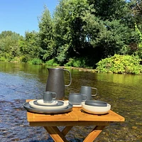 Mesa Ceramics Uno Bol à trempette en grès 12 cm Ensemble de 4