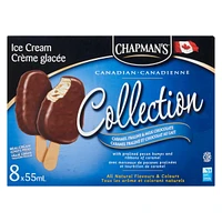 Chapman's Canadian Collection Caramel Praline Bumpy Ice Cream Bar, 8 x 55mL