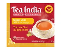 Tea India Ginger Chai, 80 pack / 182 g