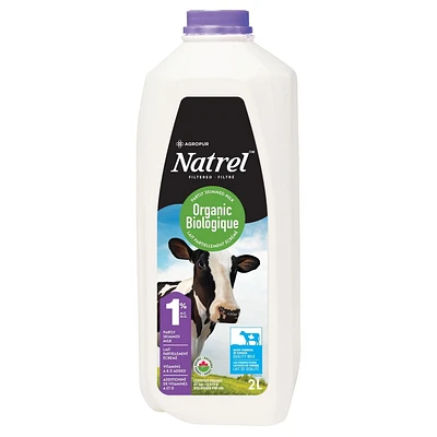 Natrel Organic Filtered 1% Milk, 2 L