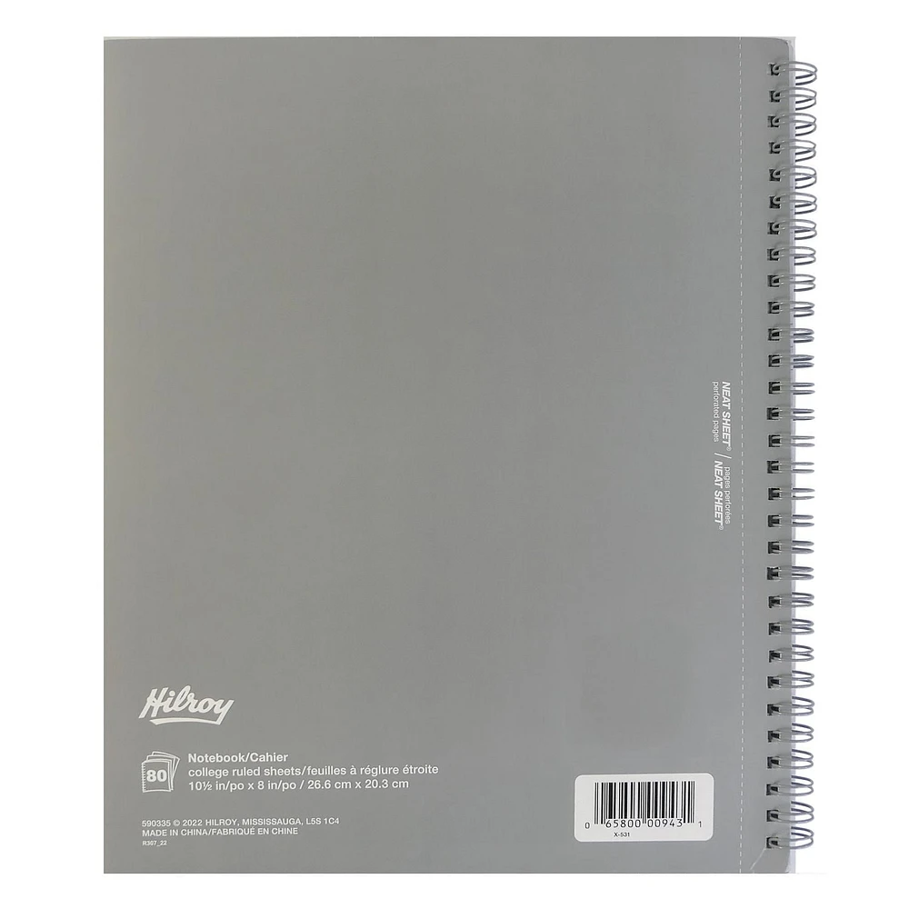 Hilroy Cahier avec pochette à l'avant Cahier