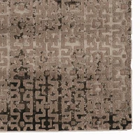 Tapis Bijou Labyrinthe beige et marron de 5 pi x 7 pi 6 po