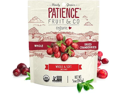 Patience & Co Cranberries Whole & Soft