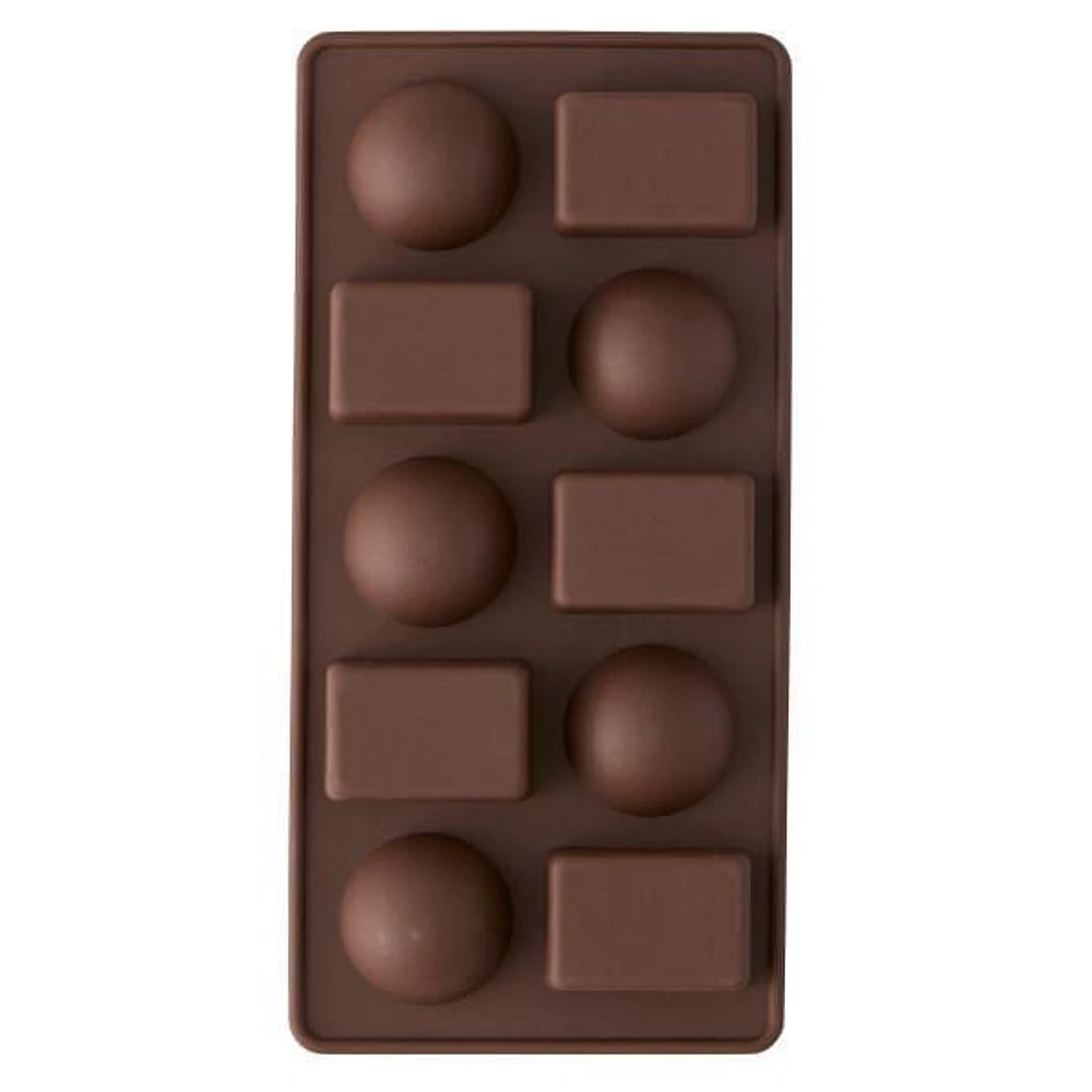 Moule à bonbons en silicone à motifs, Wilton, 10 cavités Moule bonbon silicone à motifs