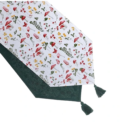 Runner De Table En Coton 54 "Mushroom