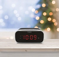 Timex Alarm Clock with 0.7" Red Display, TIMEX T121BXC