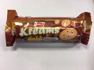 Parle Kreams Chocolate, Flavoured Sandwich Biscuits