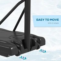 Soozier Cerceau de basket-ball portable, pour la piscine ou l'arrière-cour, pour les jeunes et les adultes