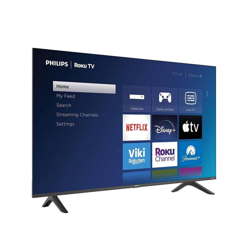 Philips 50" 4K UHD LED Roku Smart TV 50PUL6673/F6, 4 HDMI, USB 2.0