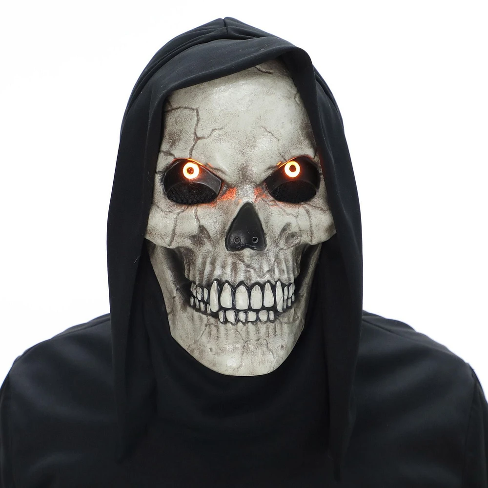 Adult Unisex Way to Celebrate Halloween Light-up Sinister Skull Mask