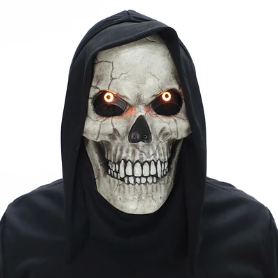 Adult Unisex Way to Celebrate Halloween Light-up Sinister Skull Mask