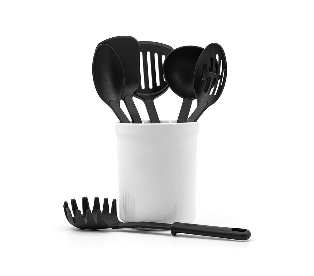 Farberware Ensemble d'ustentils en nylon, 7 pièces Ensemble d'outils en nylon 7 pièces