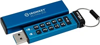 Kingston Ironkey Keypad 200 16GB Encrypted USB | Alphanumeric Keypad | Multi-Pin Access | XTS-AES 256-bit | FIPS 140-3 Level 3 Certified | Brute Force & BadUSB Protection | IKKP200/16GB