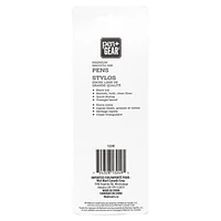Stylos à encre noire lisse premium 1,0 mm Paq. de 2