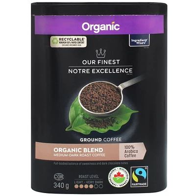 Our Finest Organic Blend Ground Coffee