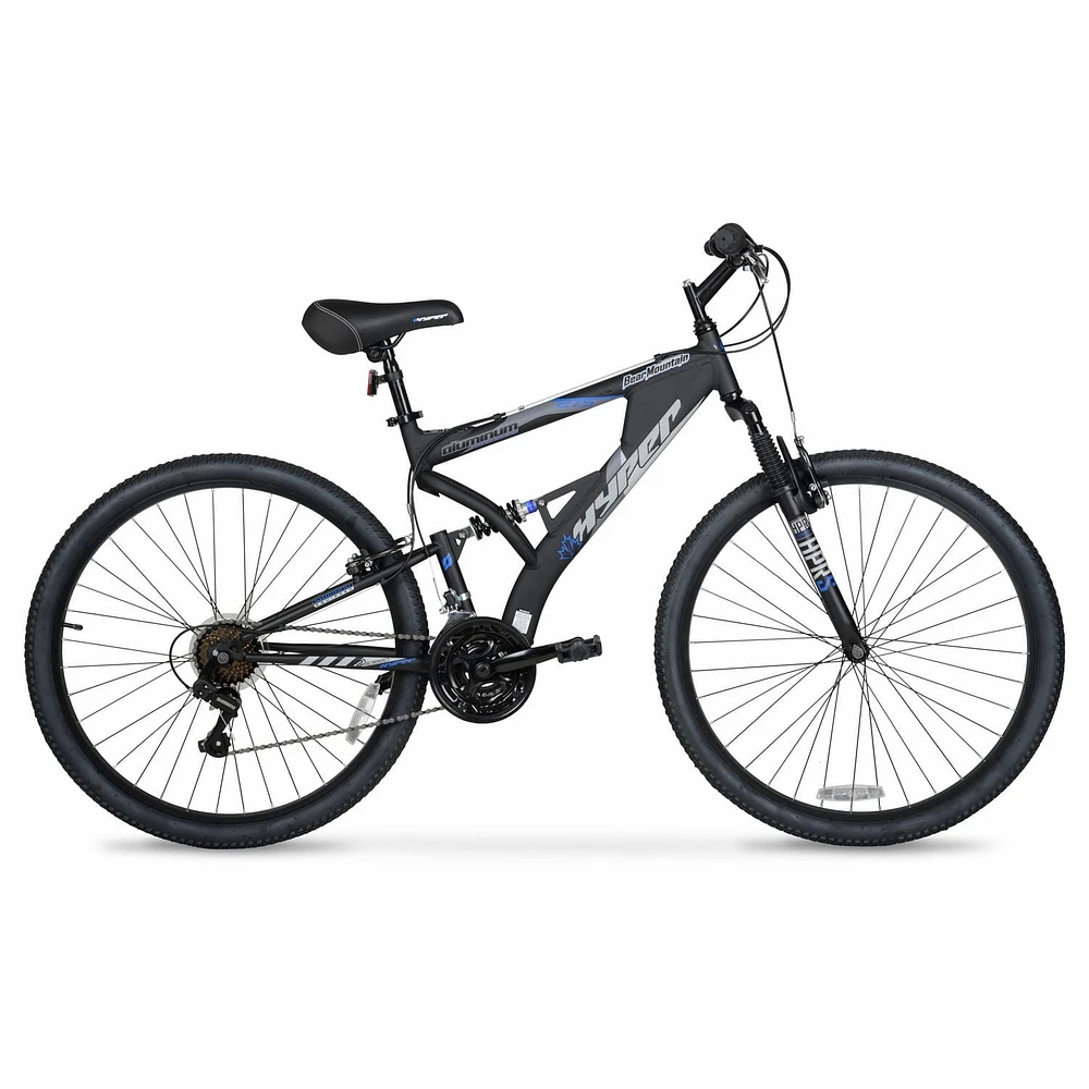 27.5" Hyper Bicycles Bear Mountain Full Suspension Men's Aluminum Mountain Bike
