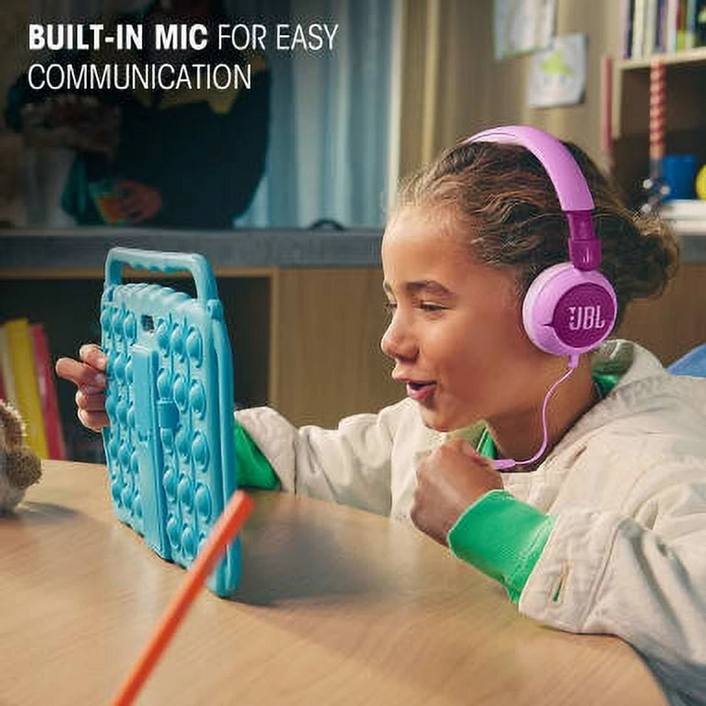 JBL Junior 320 Wired on-ear kids headphones - Purple