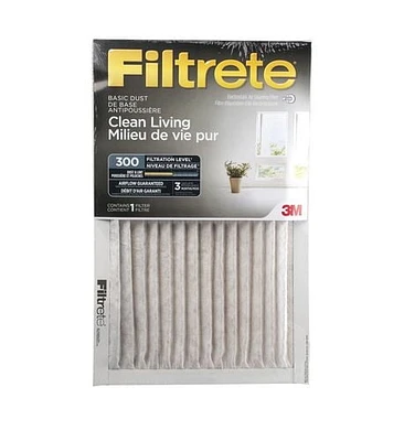 Filtrete™ Clean Living Basic Dust Filter, MPR 300, Furnace Filter