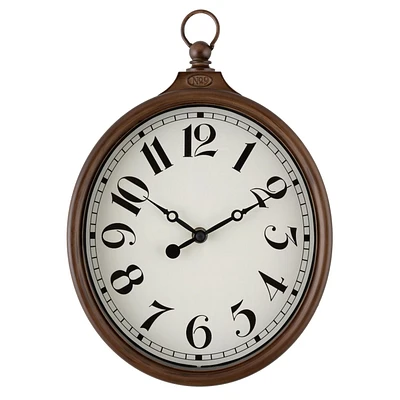 Horloge murale en bois Pocketwatch