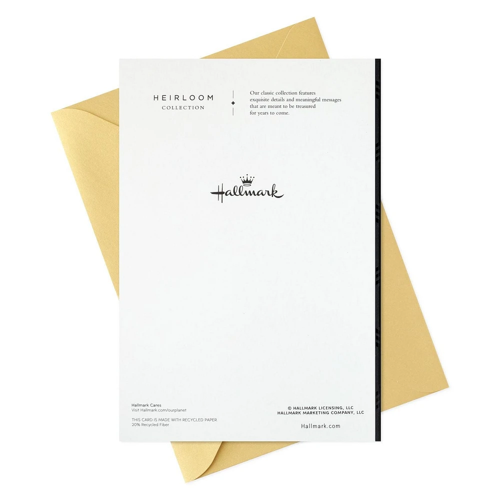 Carte d'anniversaire pour un époux, une épouse, un copain, une copine, Hallmark (« My Heart is Yours »)