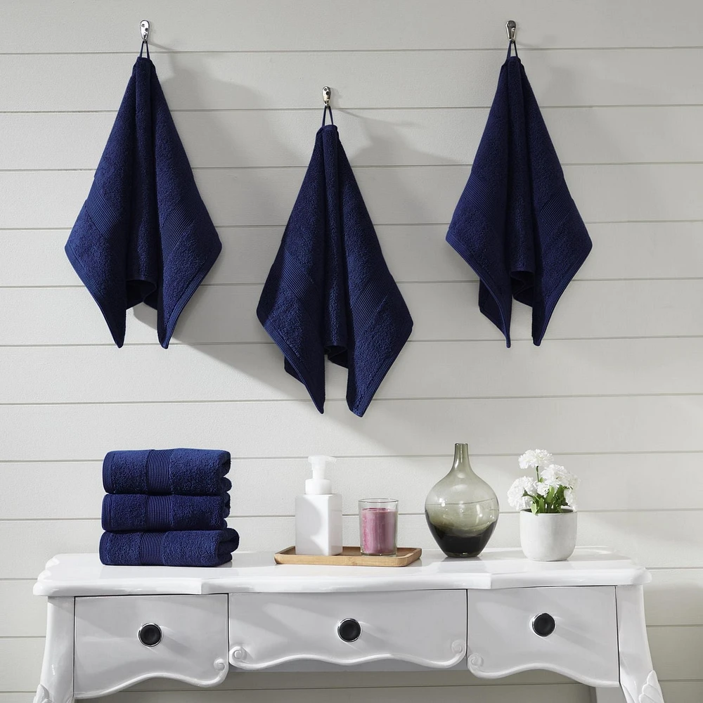 Fabstyles Super Soft and Absorbent Hand Towel, Luxury Hand Towels for Spa, Home, and Hotel, Quick Dry Hand Towels, Set of 6