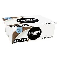 Liberté Grec 2 % Noix de coco Yogourt 4x100g