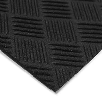 Tapis de sol tout usage en caoutchouc de 3 pi x 4 pi pour l’intérieur et l’extérieur