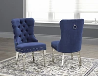 Athens Dining Chair, Set of 2, Navy