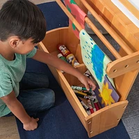 KidKraft Table d'activités artistiques avec barres de séchage et rangements