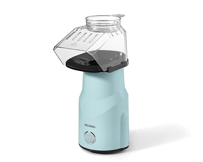 Ricardo Machine à maïs soufflé, Par Éclatement à l’Air Chaud, 12 Tasses en 3 Minutes, Fonctionnement à une Touche, Gobelet pour Beurre, 1200W, Sans Huile, Facile à Utiliser
