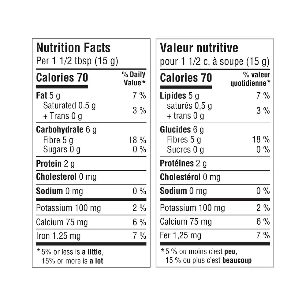Graines de chia entières biologiques Great Value