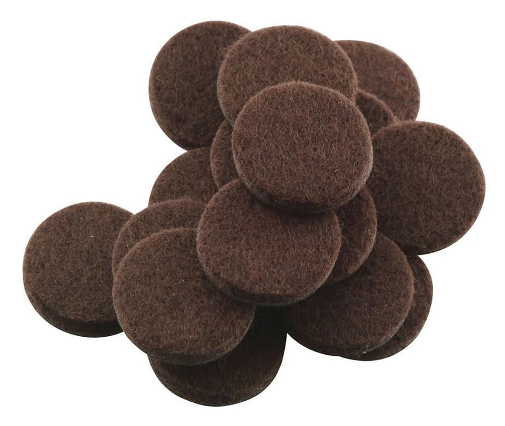 SoftTouch 1-1/2" Self-Stick Felt Pads 30 Pieces