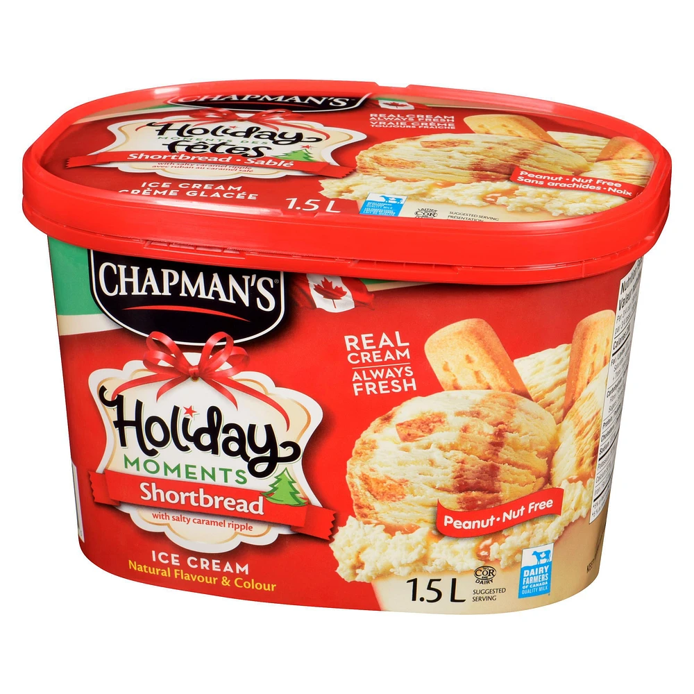 Chapman's Holiday Moments Shortbread Ice Cream