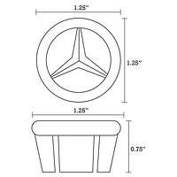 American Imaginations 19.5-in. W Oval Bathroom Undermount Sink Set In White - Chrome Hardware AI-26604