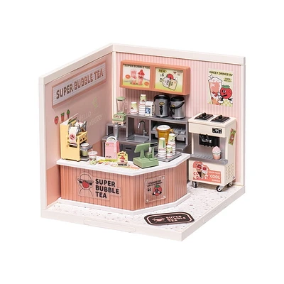 Kit de Maison Miniature DIY Super Creator Double Joy Bubble Tea Rolife DW006