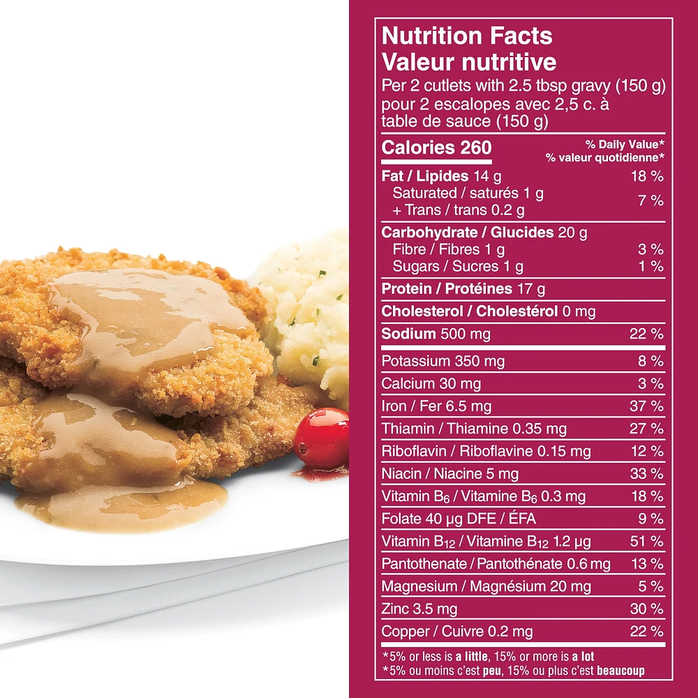 Escalopes végé-dinde Gardein™ sans viande 300 grammes