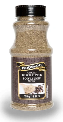 Plochman's Premium Ground Black Pepper, Volume/Quantity-520g