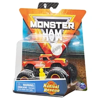 Monster Jam, Official Radical Rescue Monster Truck, Die-Cast Vehicle, Arena Favorites Series, 1:64 Scale