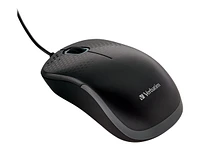Verbatim Silent Corded Optical Mouse - Black 99790