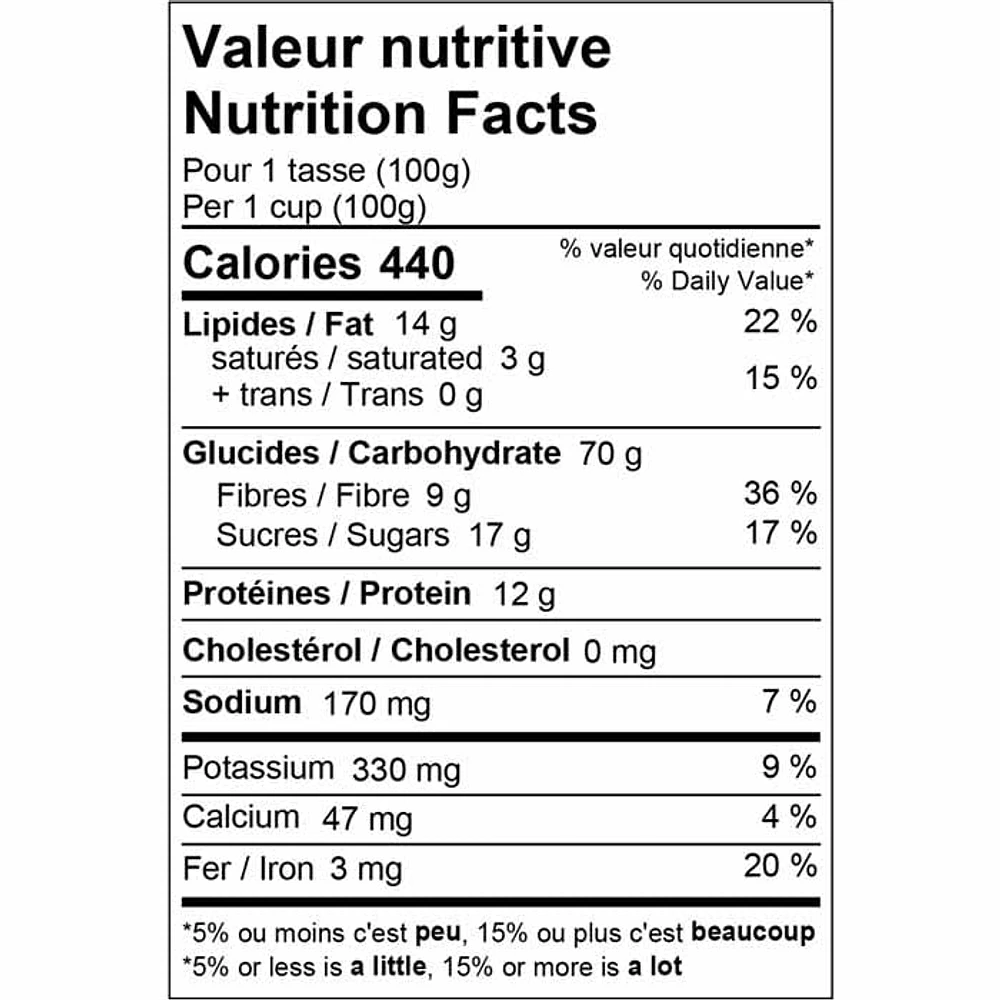 La Fourmi Bionique - Grand Granola Vitalia Tailles Multiples