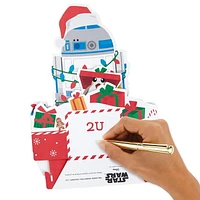 Carte musicale en relief de Noël – La Guerre des étoiles – Paper Wonder de Hallmark (R2-D2, joue « We Wish You a Merry Christmas »)