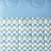 Mainstays Printed Reversible Microfiber Comforter, 1 piece, Available in Twin & Double/Queen
