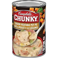 Soupe Pâté poulet et aux légumes prête à servire ChunkyMD de Campbell’sMD, longue conservation Soup prête à servir 515 mL