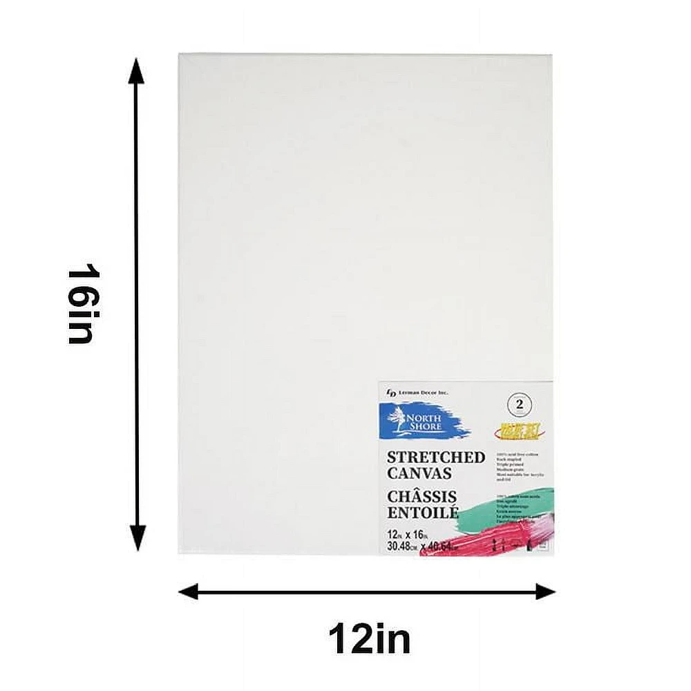 Lot de 6 toiles tendues Northshore 12"x16"