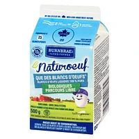 Naturoeuf que des blanc d'oeuf liquide biologiques Fermes Burnbrae 500 g / carton
