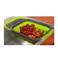 Starfrit Passoire repliable et extensible 5,6L pour évier Se replie à une épaisseur de 2,5 cm