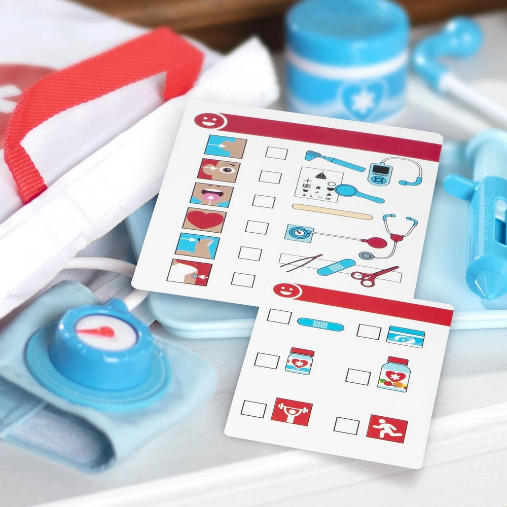 Melissa & Doug Get Well Doctor’s Kit Play Set – 25 Toy Pieces