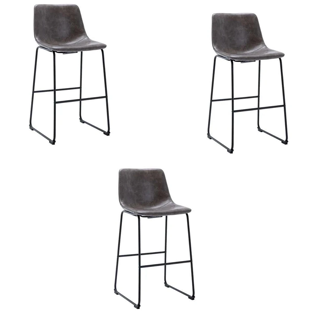 Heavenly Collection Lot de 3 tabourets de comptoir 26"