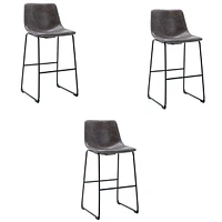 Heavenly Collection Lot de 3 tabourets de comptoir 26"