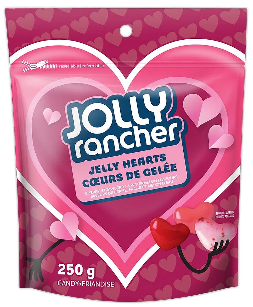 Jolly Rancher Jelly Hearts 250g, 12pk